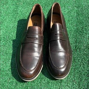 Johnston & Murphy Brown Leather Penny Loafers
